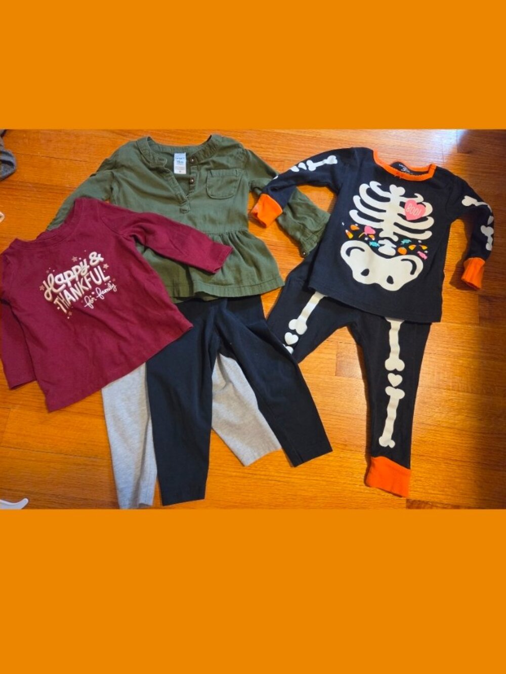 Bundle of 18 month Fall Outfits Carters & Cat & Jack